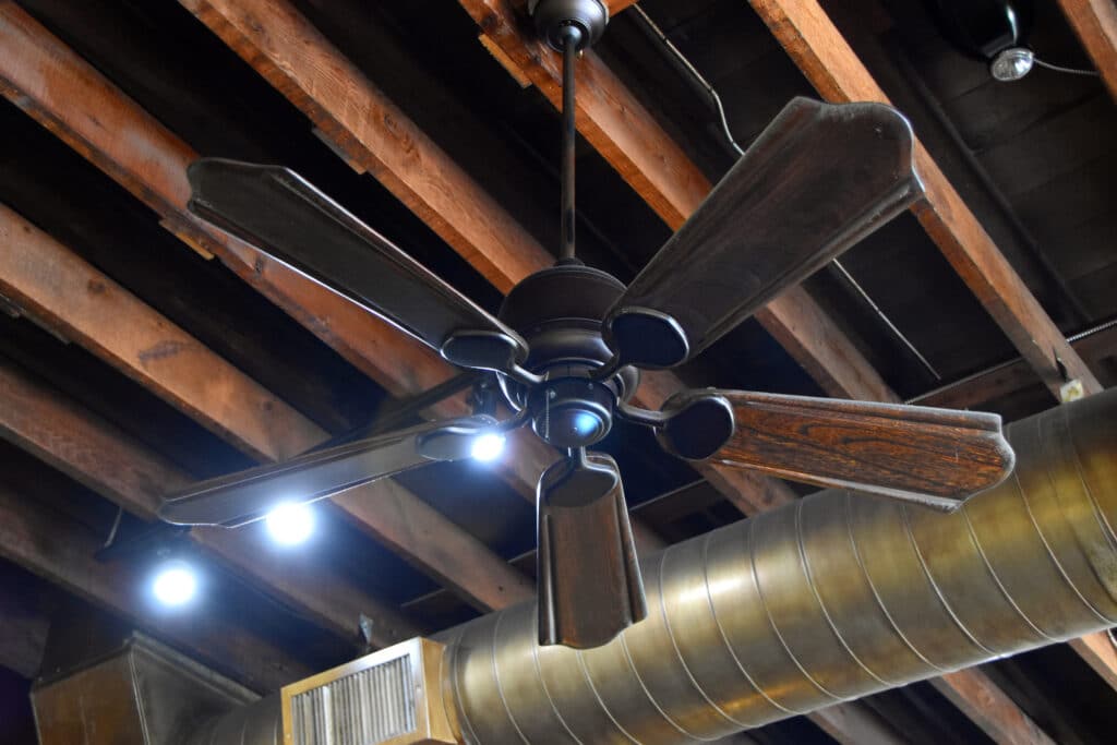 Ceiling Fans to Circulate Air, Ensuring Balanced Air Flow.